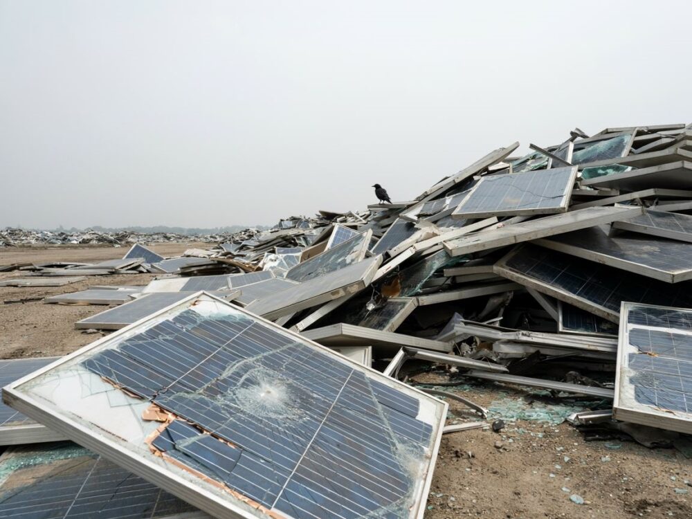recykling materiałów z paneli PV